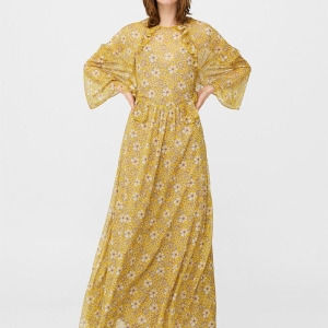 Bow polka-dot blouse